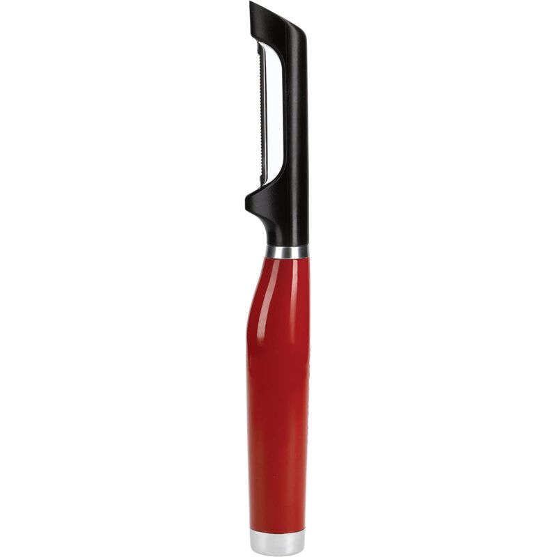 foto del prodotto euro peeler of stainless steel with blade sleeve, red kitchenaid
