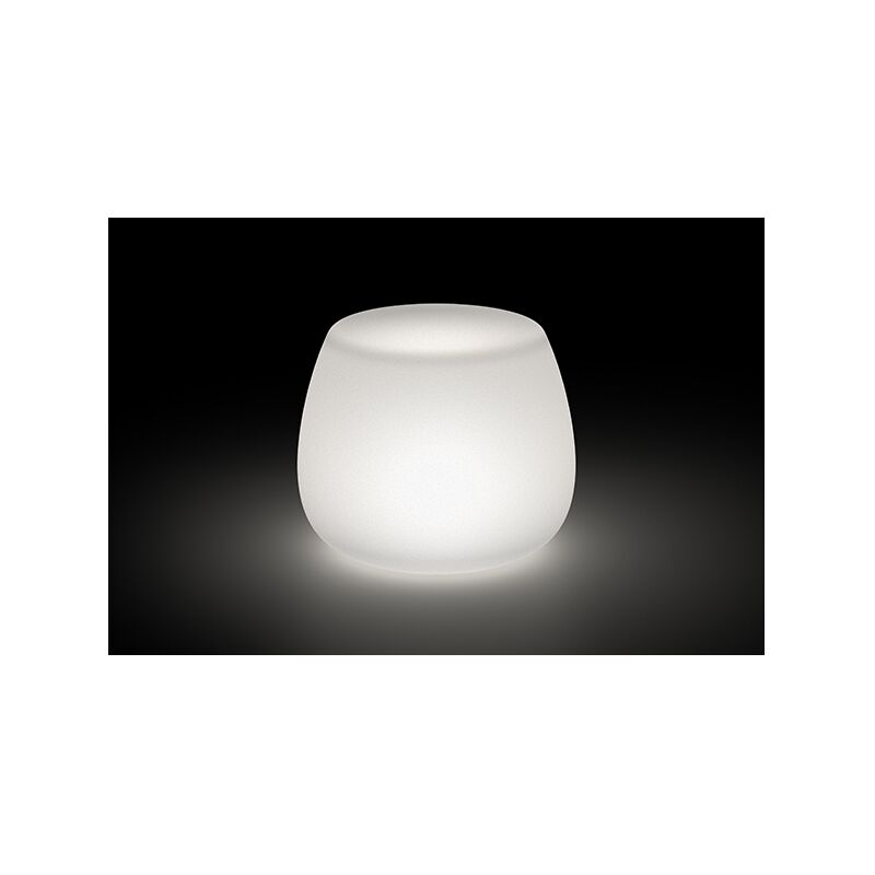 foto del prodotto euro3plast sgabello boom basso polietilene 51x40h white light uso esterno senza
