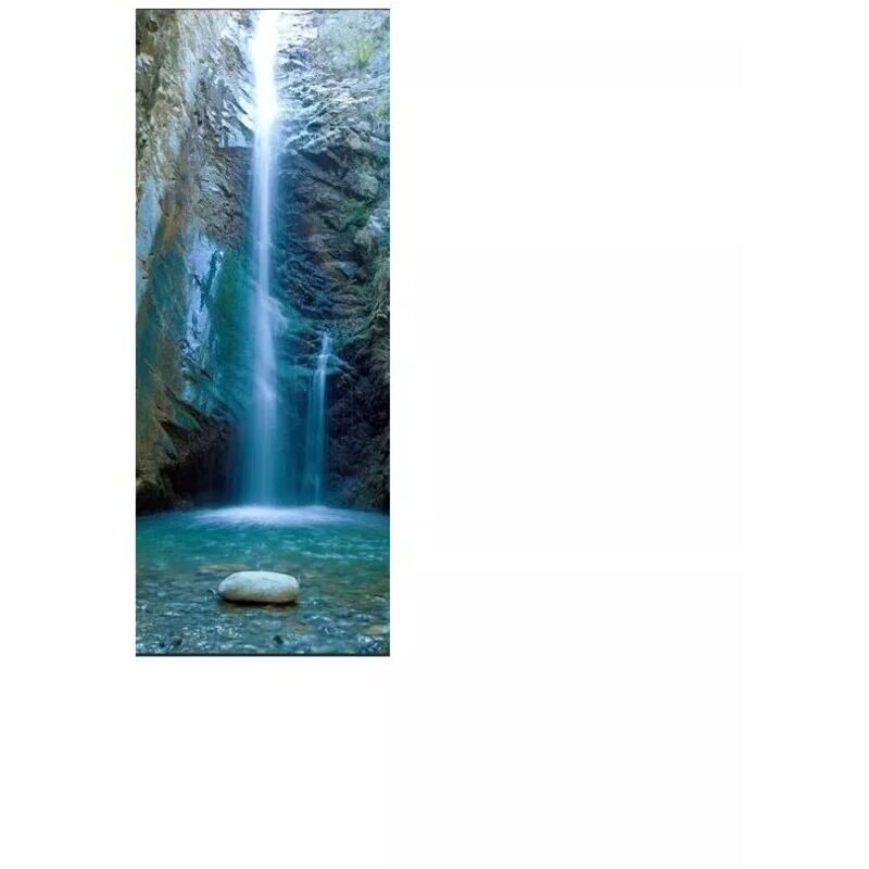 foto del prodotto eurobrico rivestimento per porta cascata, 83x210 cm