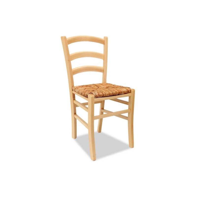 foto del prodotto eurobrico - sedia 'venezia' in legno naturale, 41x55x92 cm