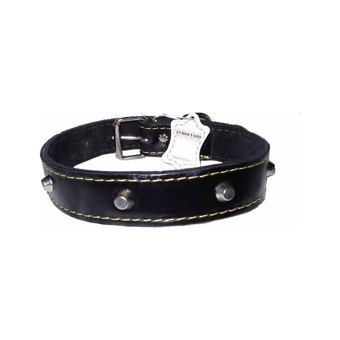 foto del prodotto eurocuoio collare cani cuoio borchie mm 35 cm 61