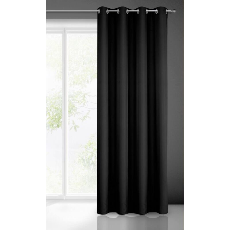 foto del prodotto eurofirany rita tenda liscia semplice monocolore 8 occhielli moderni, camera da letto, soggiorno, salone, cameretta dei bambini, 1 pezzo,