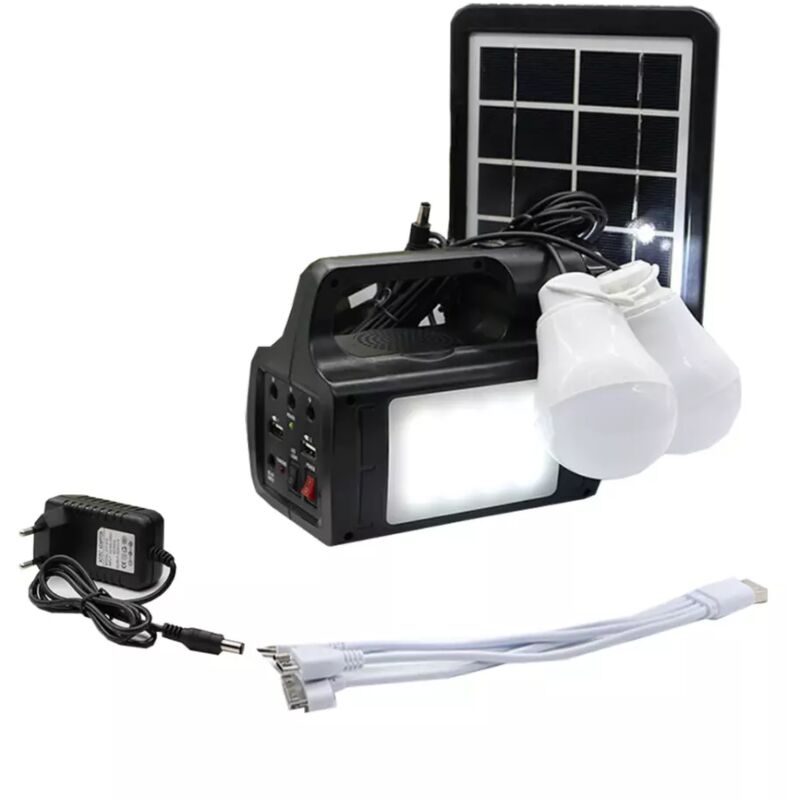 foto del prodotto eurogarden sistema di ricarica solare multifunzione con batteria