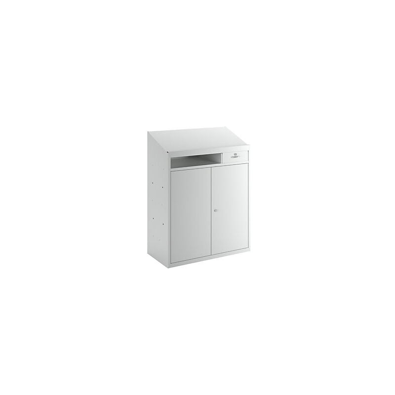 foto del prodotto eurokraft basic armadietto portattrezzi con scrittoio alt x