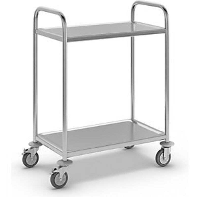 foto del prodotto eurokraft basic carrello di servizio in acciaio inox 2