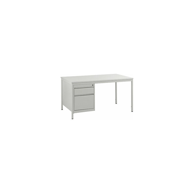 foto del prodotto eurokraft basic scrivania per capi reparto grigio chiaro
