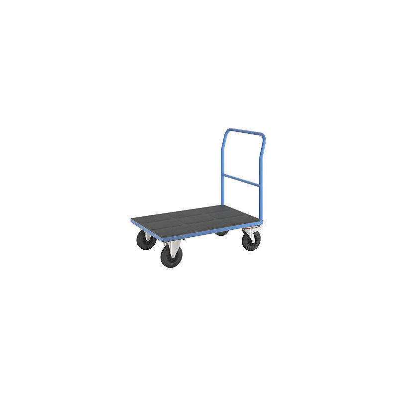foto del prodotto eurokraft pro carrello a pianale impugnatura tubolare ruote