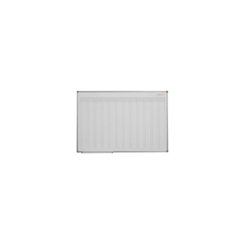 foto del prodotto eurokraftbasic eurokraft basic lavagna per planning annuale neutra con
