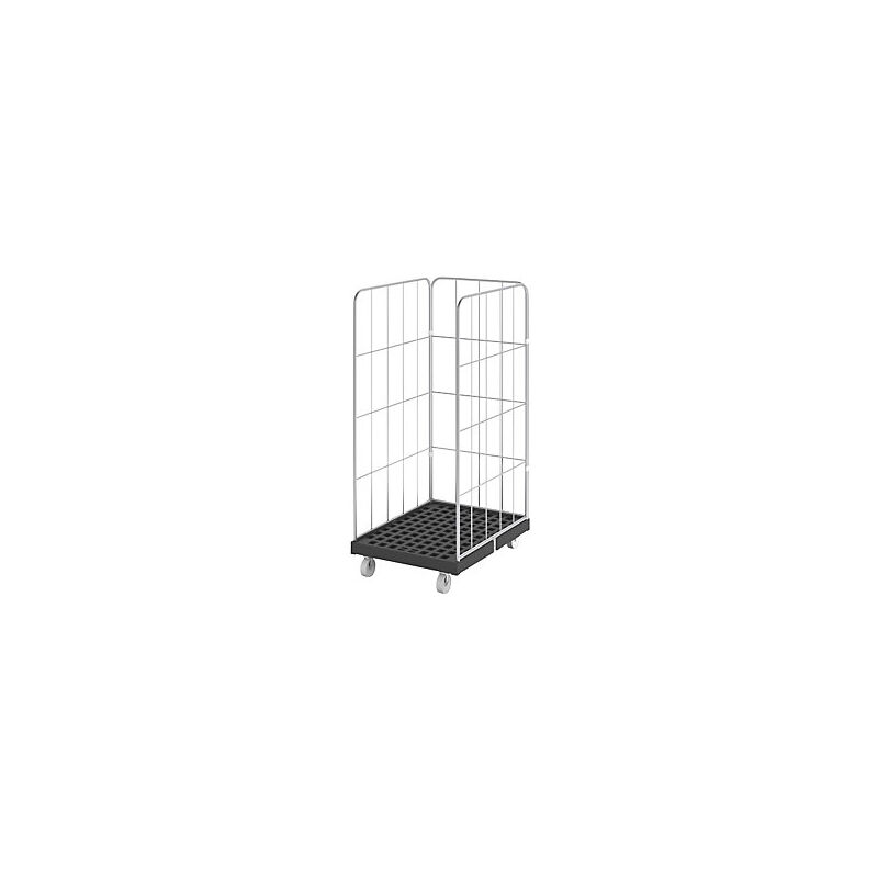 foto del prodotto eurokraftbasic eurokraft basic rollcontainer con sponde laterali 3 lati
