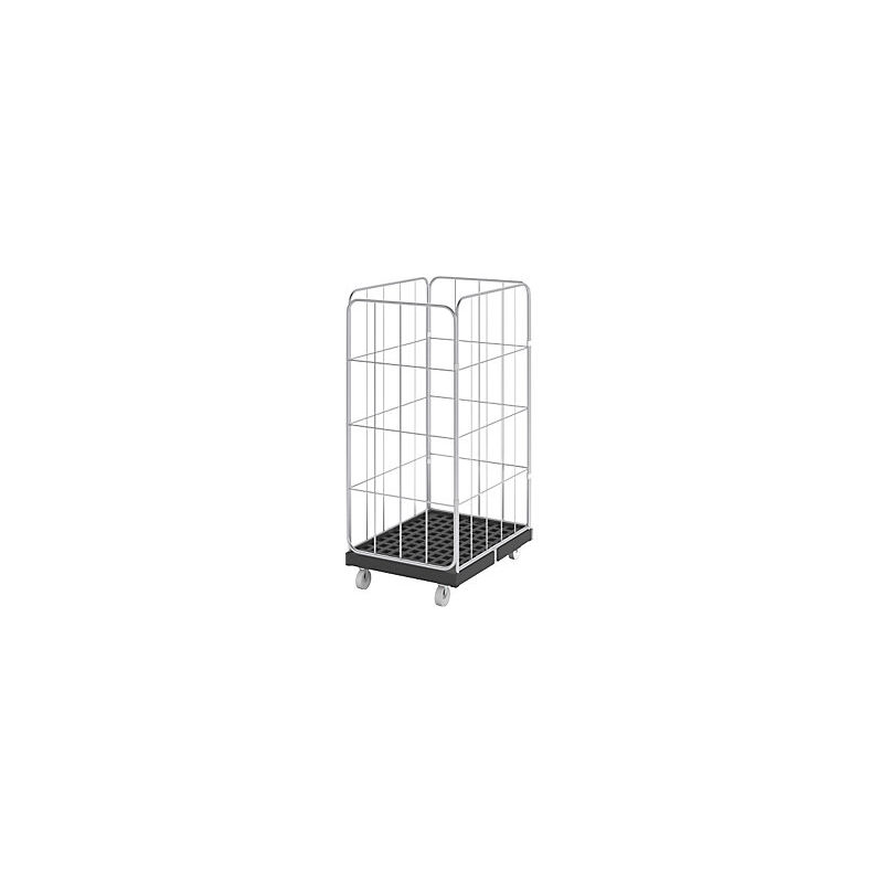 foto del prodotto eurokraftbasic eurokraft basic rollcontainer con sponde laterali 4 lati