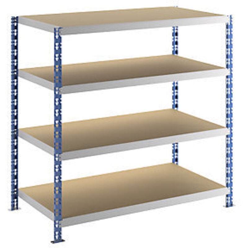 foto del prodotto eurokraftbasic - eurokraft basic scaffale a innesto a campata larga prof 800