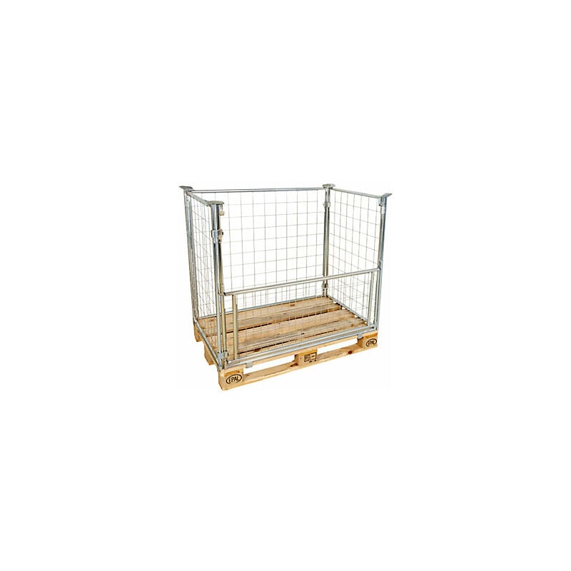 foto del prodotto eurokraftbasic ratioform economy sponda a griglia per paletta eur con