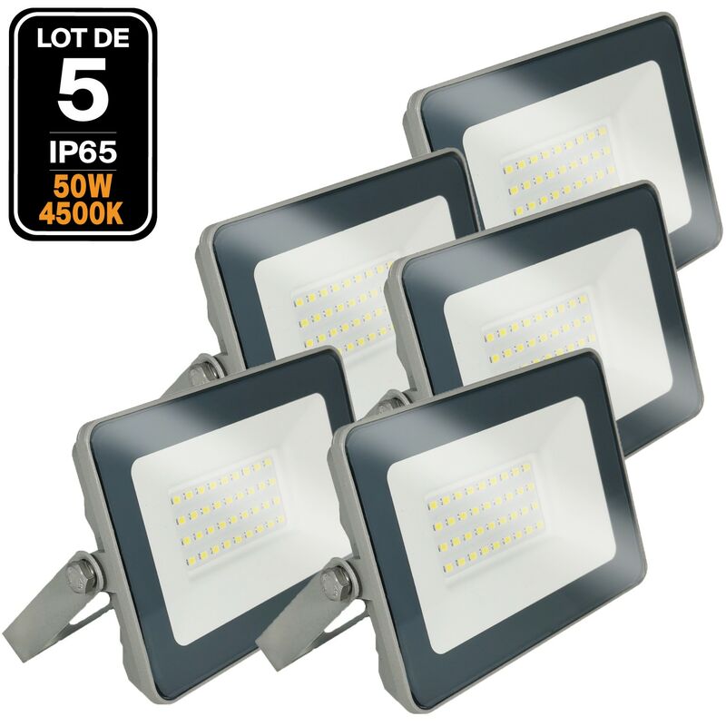 foto del prodotto europalamp 5 proline 50w proiettori led bianco neutro 4000k alta luminosit 