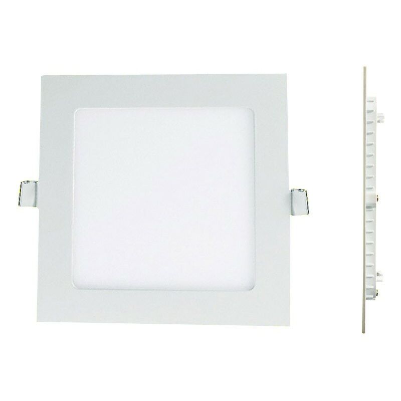 foto del prodotto europalamp illuminazione da incasso per interni 3w 6000k luce fredda. led proiettore led da incasso driver inclusi. pannello led slimline extra