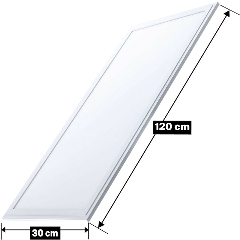 foto del prodotto europalamp pannello led 40w 4000k luce neutra. led chip led smd epistar. ugr 17. alta luminosit . pannello led slimline extra piatto. led driver