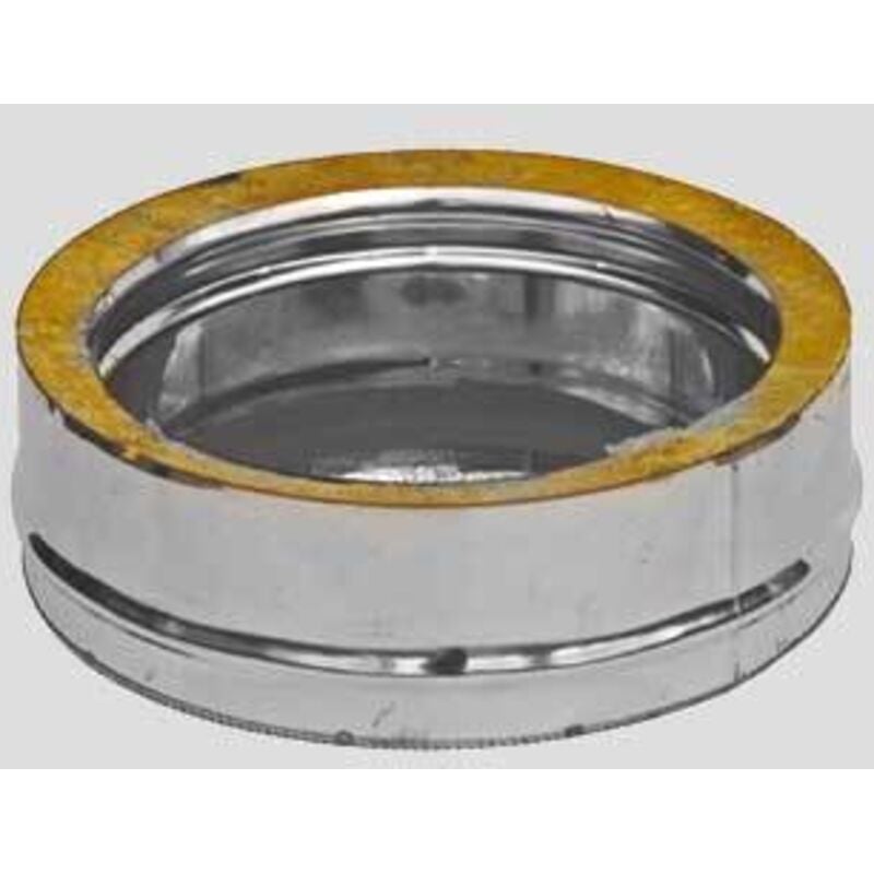 foto del prodotto europrofil tappo condensa doppia parete acciaio inox aisi 316 parte interna aisi 304 parte esterna 80 interno 130 esterno sp. 0,5 mm