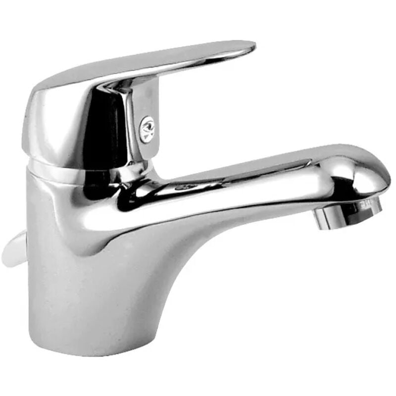 foto del prodotto eurorama rubinetto miscelatore monocomando per lavabo serie kappa scarico 11 4 rubinetterie s.p.a.
