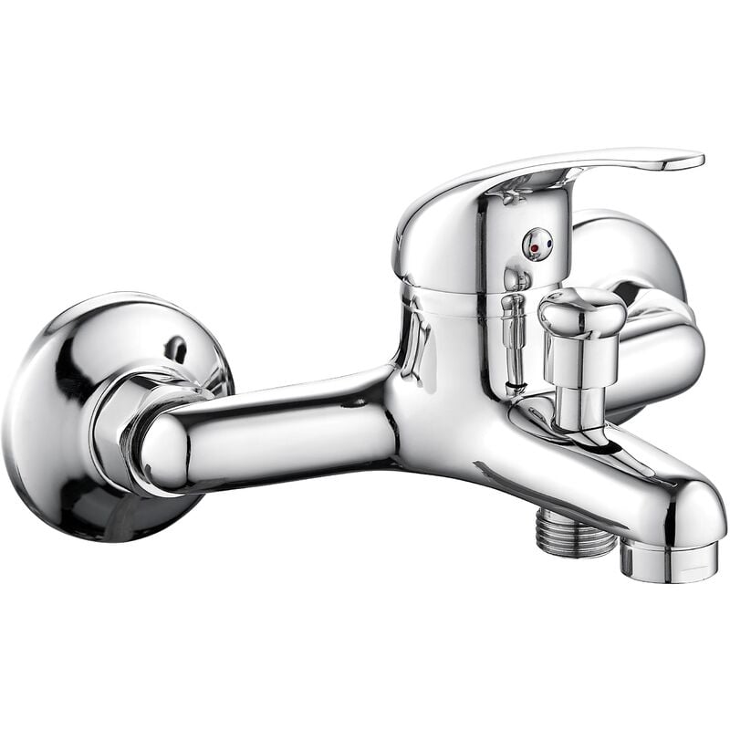 foto del prodotto eurosanit miscelatore per bagno doccia siesta, cromato