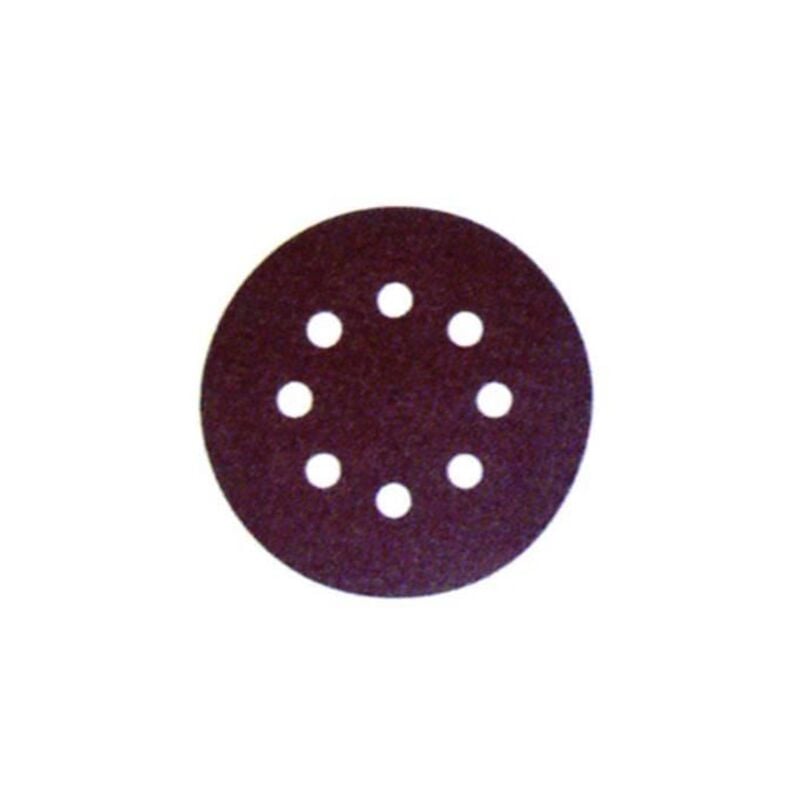 foto del prodotto eurostore07 - 10 dischi carta abrasiva forata con velcro per rotorbitali ø mm.125 - grana 40