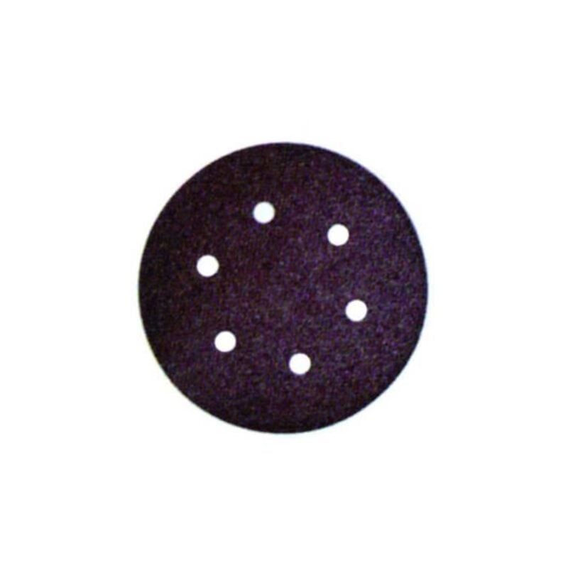 foto del prodotto eurostore07 - 10 dischi carta abrasiva forata con velcro per rotorbitali ø mm.150 - grana 40