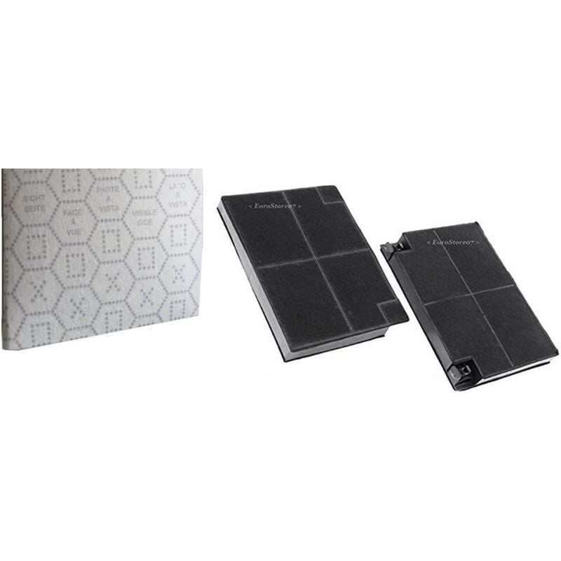 foto del prodotto eurostore07 2 filtri cappa carboni panno 50 x 60 franke faber electrolux smeg brandt f 43