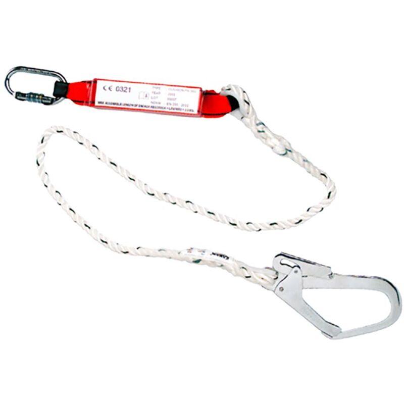 foto del prodotto eurostore07 akrobat ak112p cordino per cinture di sicurezza con dissipatore 2 m en355