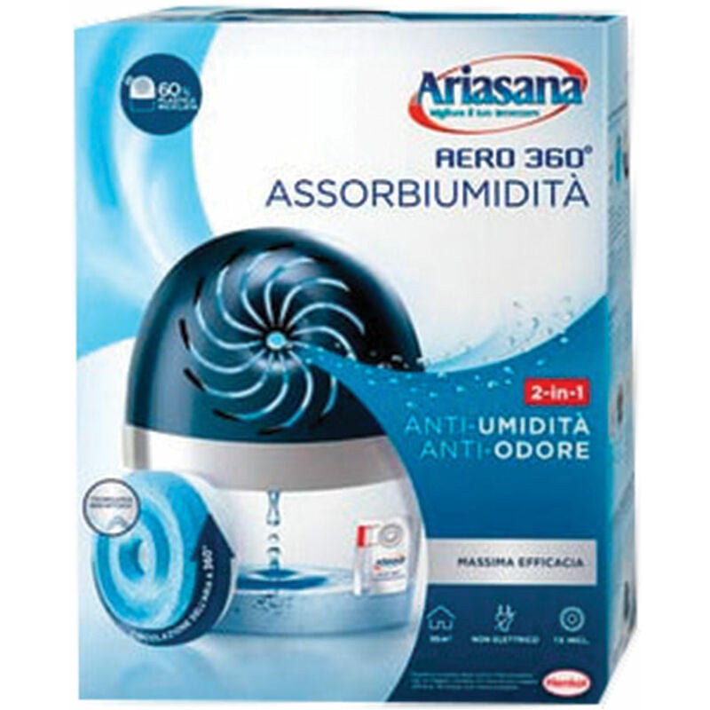 foto del prodotto eurostore07 assorbiumidita in kit ariasana aero 360 kit con 1 ricarica