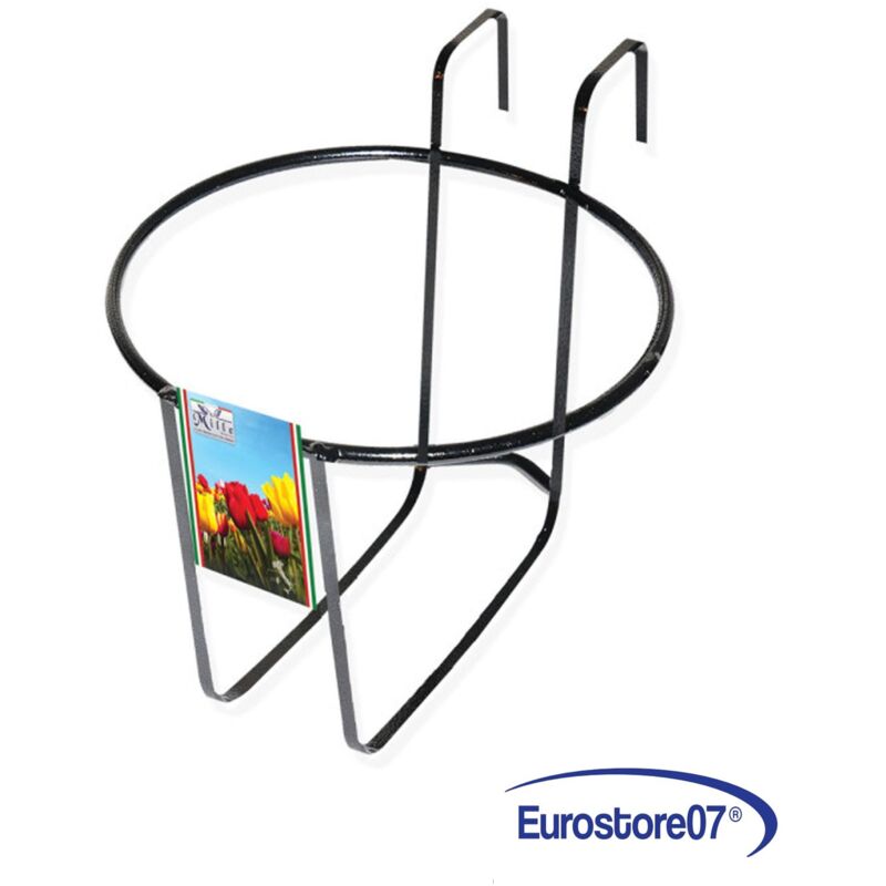 foto del prodotto eurostore07 balconiera rotondo portavaso fioriera fiori vasi vaso fioriere 22 fer 254052
