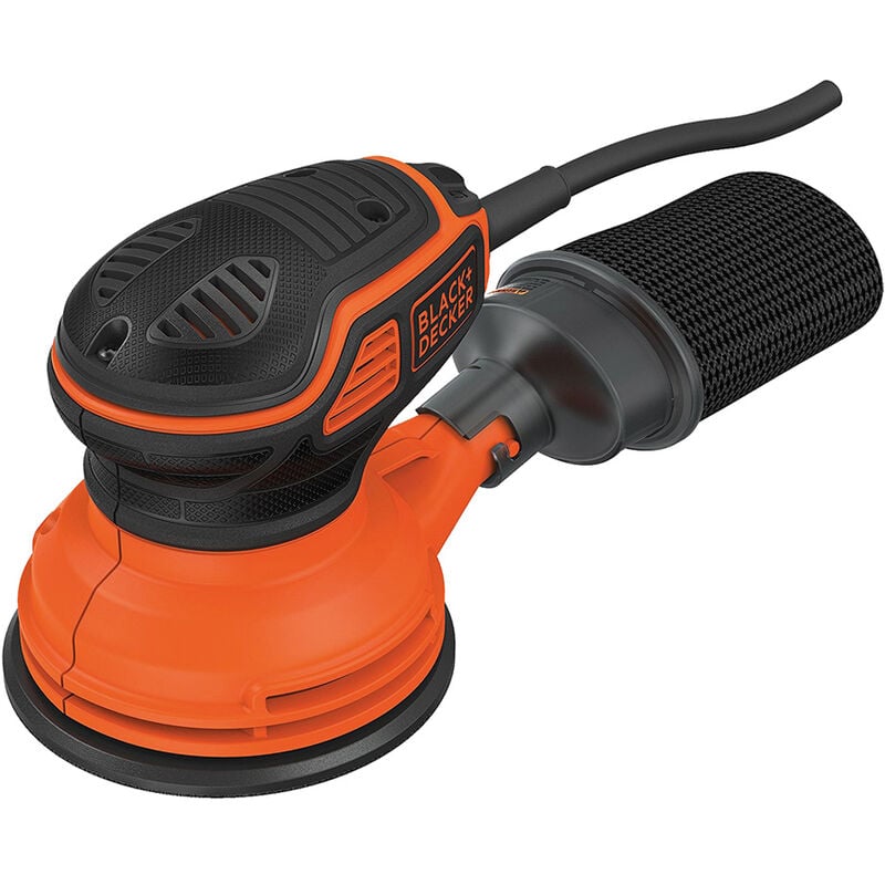 foto del prodotto eurostore07 black decker levigatrice rotorbitale ka199 qs 240 w platorello 125 mm.