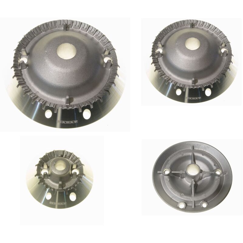 foto del prodotto eurostore07 bruciatori per cucina gas lofra foster 4 pz alluminio 2 medi cod b 3213