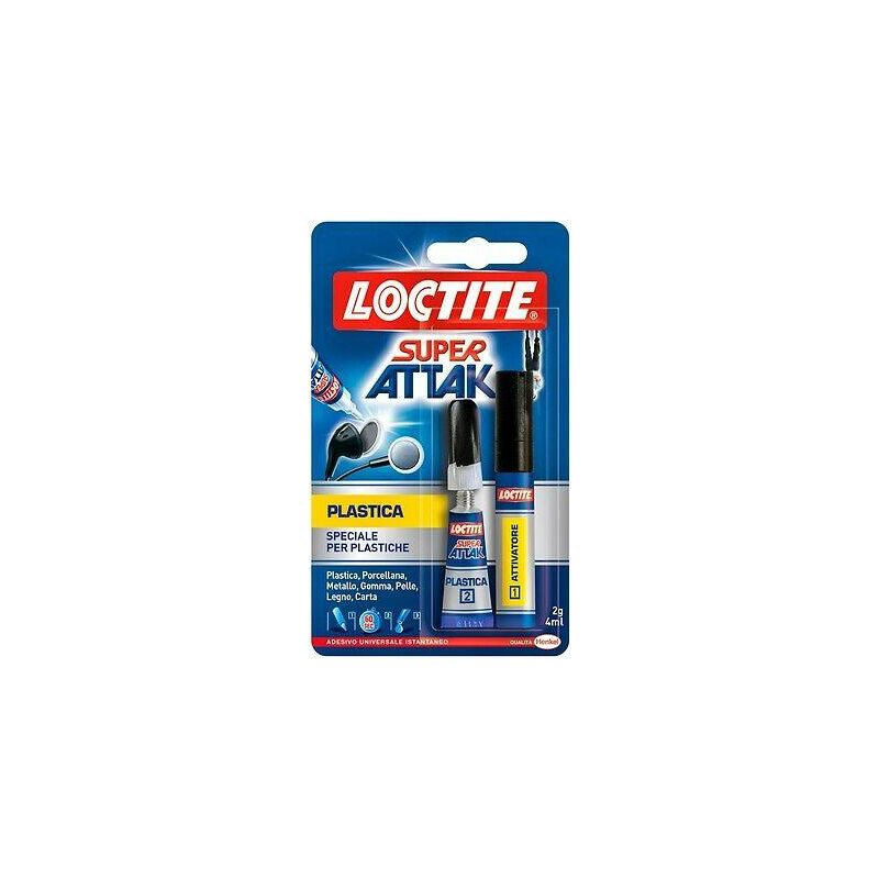 foto del prodotto eurostore07 colla super attak plastica 2 4 ml bicomponente per pvc ptfe abs fer 64675