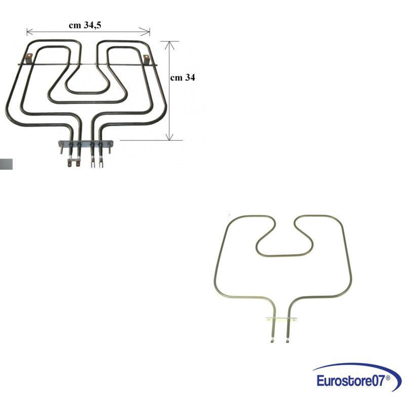 foto del prodotto eurostore07 coppia resistenza forno rex electrolux f10, f50.fm.,fr fs.3570411037 rs 39 41