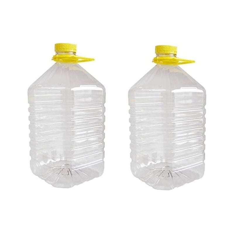 foto del prodotto eurostore07 dama bottiglia plastica 5 lt trasparente alimenti vino olio vuota pz 2