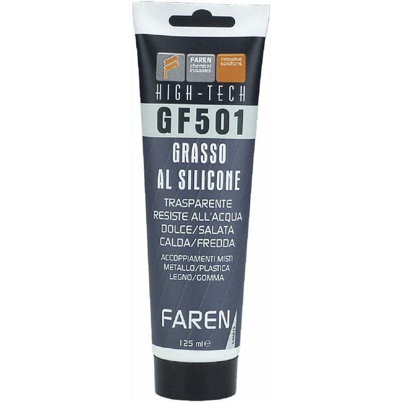 foto del prodotto eurostore07 faren graso al silicone gf 501 ml 125 in tubetto df 9061420