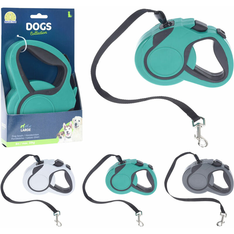 foto del prodotto eurostore07 guinzaglio per cane mt. 5 portata fino a 20 kg colori misti pz 1