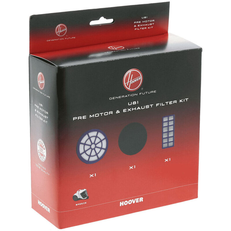 foto del prodotto eurostore07 kit filtri hoover orginali aspirapolvere breeze 1 codice 35601724 u 81