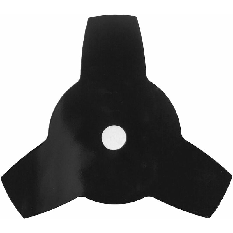 foto del prodotto eurostore07 lama a 3 denti mm 255 per decespugliatore in acciaio. per taglio erba.
