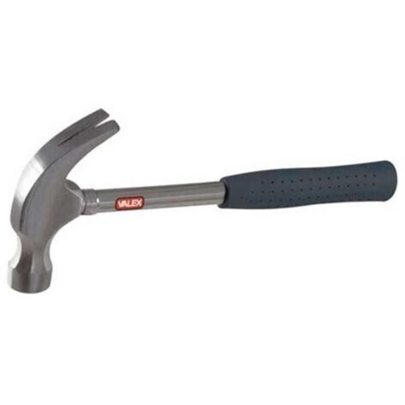 foto del prodotto eurostore07 martello con penna a granchio manico in acciaio tipo americano 500gr valex