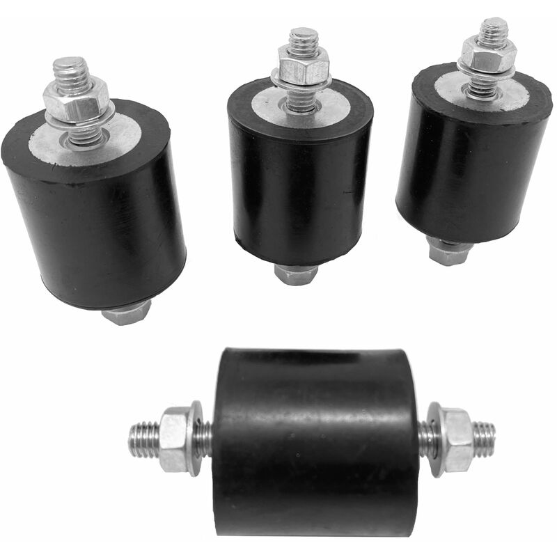 foto del prodotto eurostore07 ormant supporto antivibrante in kit antivibranti cilindrici per staffe climatizzatori 40 40 m8 in cfz da 4 pz