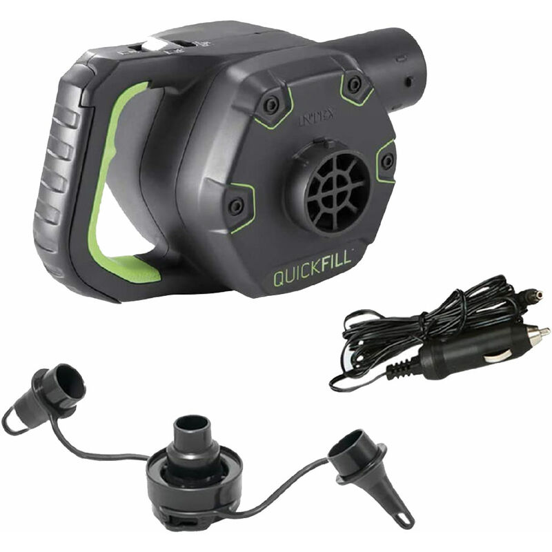 foto del prodotto eurostore07 pompa di gonfiaggio a batteria con impugnatura uso interno esterno 650 lt min.