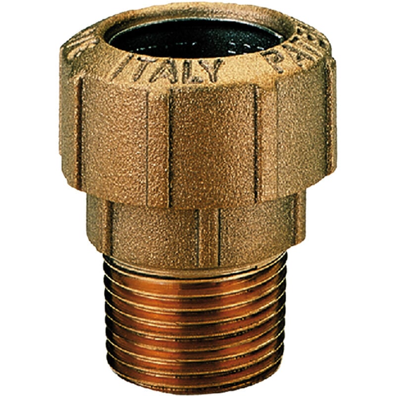foto del prodotto eurostore07 raccordo diritto maschio 32 x 1 ottone per tubi in polietilene e pvc. pz 4