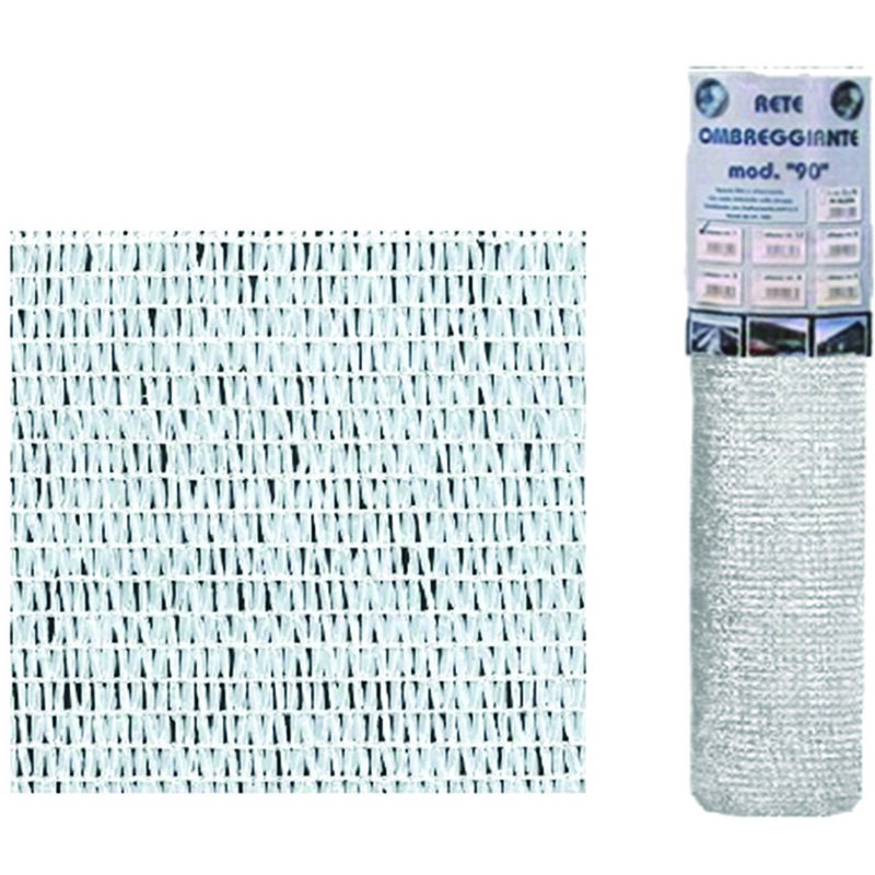 foto del prodotto eurostore07 rete ombreggiante 90 bianca asole rinforzate mt.50x1h.