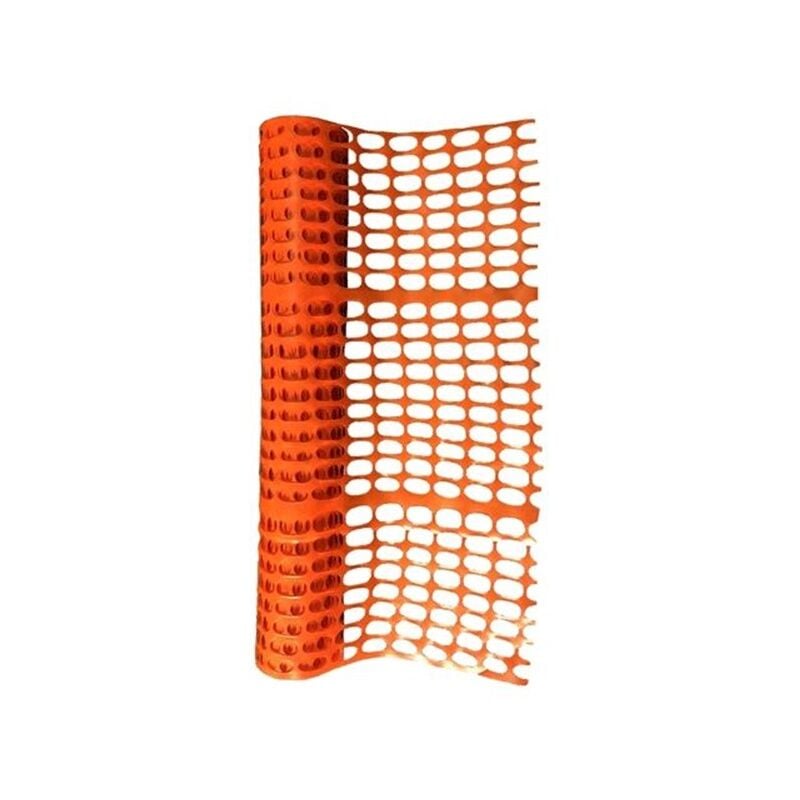 foto del prodotto eurostore07 rete per delimitazione cantiere mt 1,5 x 50 maglia ovoidale mm 60x40. i