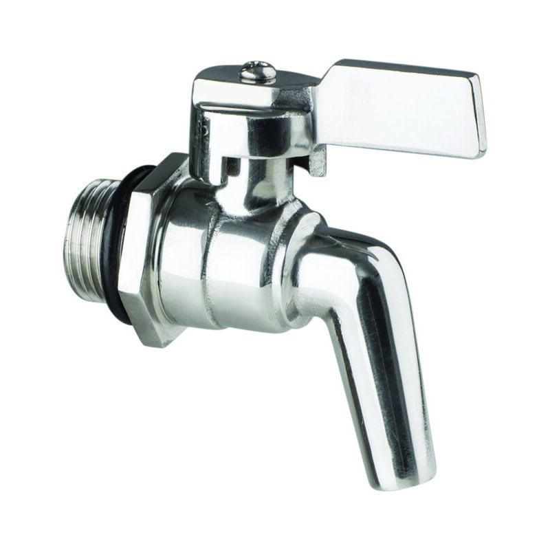 foto del prodotto eurostore07 rubinetto a leva acciaio inox per fusti e serbatoi m 3 4