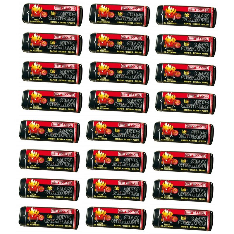 foto del prodotto eurostore07 tronchetto saratoga gr 1100 accendifuoco ceppo camino stufa stok 24 pz
