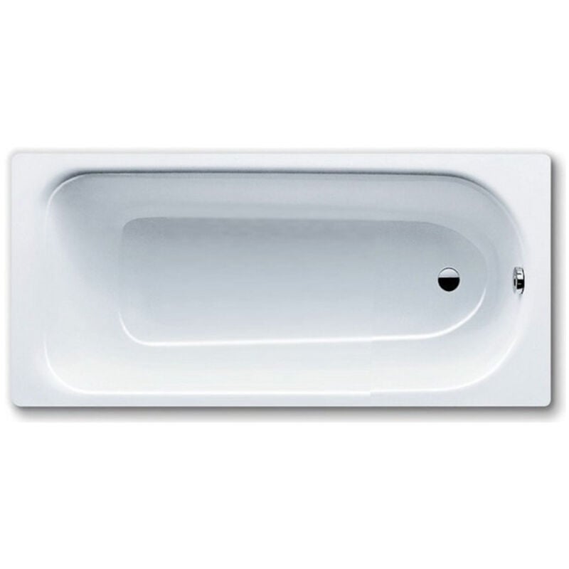 foto del prodotto eurowa vasca rettangolare con piedini 160x70 cm acciaio smaltato, bianco alpino 119700010001 set kaldewei