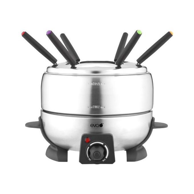 foto del prodotto eva fonduta elettrica inox 9 pezzi