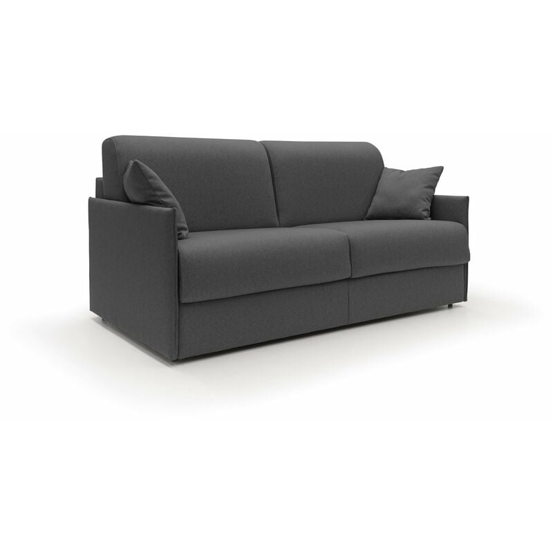 foto del prodotto evans divano letto matrimoniale in tessuto impermeabile t13 169 cm mat. 140x197 antracite