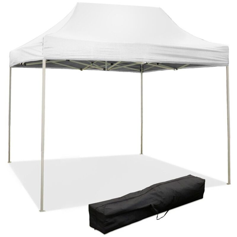 foto del prodotto evergreen divina garden gazebo pieghevole bianco 3x2m