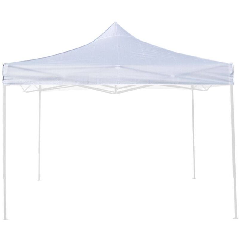 foto del prodotto evergreen telo tetto bianco 3x3 impermeabile per ricambio gazebo richiudibile